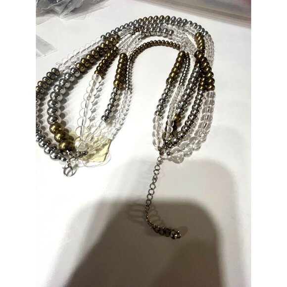 Macy's women's Multi-layered bead necklace - Picture 9 of 9